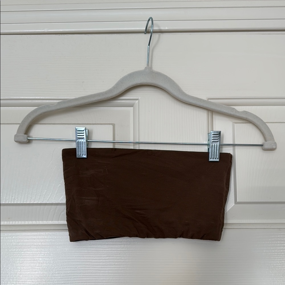SKIMS Fits Everybody Brown Bandeau Shapewear